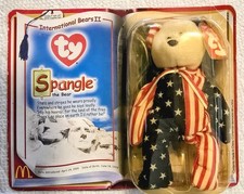 TY Beanie Baby Spangle The Bear - McDonalds 1999