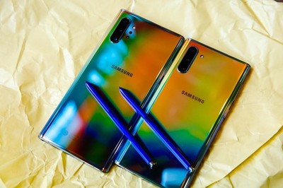 Samsung Galaxy Note10+ Plus N975F/DS DUAL SIM 512G Factory Unlocked Phone Glow