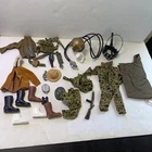 Vtg 60s 70s Hasbro GI Joe & Clone Hong Kong Misc Uniform & Accessory Pieces Lot