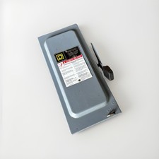 D222NRB Square D Safety Switch Disconnect 60A, 240VAC, 2P, Fusible, NEMA 3R