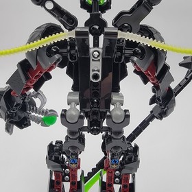 RARE 6203 Hero Factory BLACK PHANTOM 100% COMPLETE +Manual Villans LEGO Bionicle