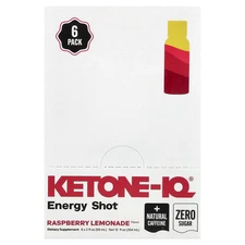 2 X Ketone-IQ, Energy Shot, Raspberry Lemonade, 6 Bottles, 2 fl oz (59 ml) Each