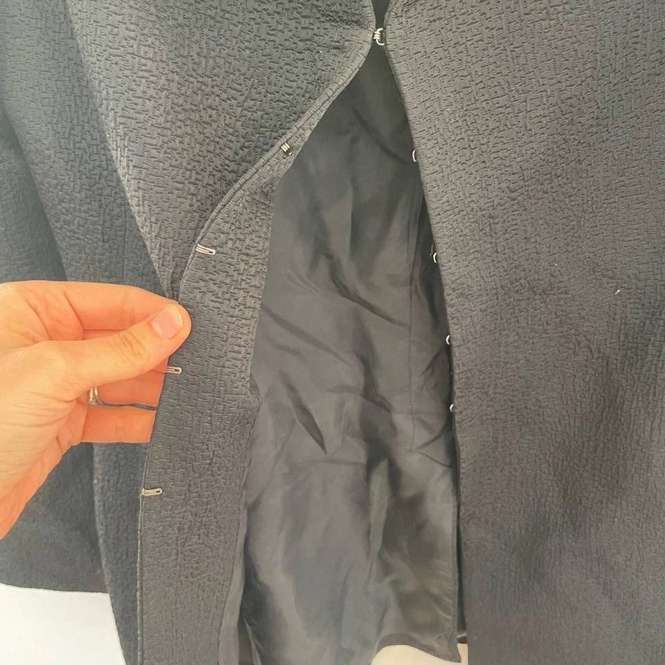 Chaqueta negra para mujer Ellen Tracy talla 6 Foto 4 de 4