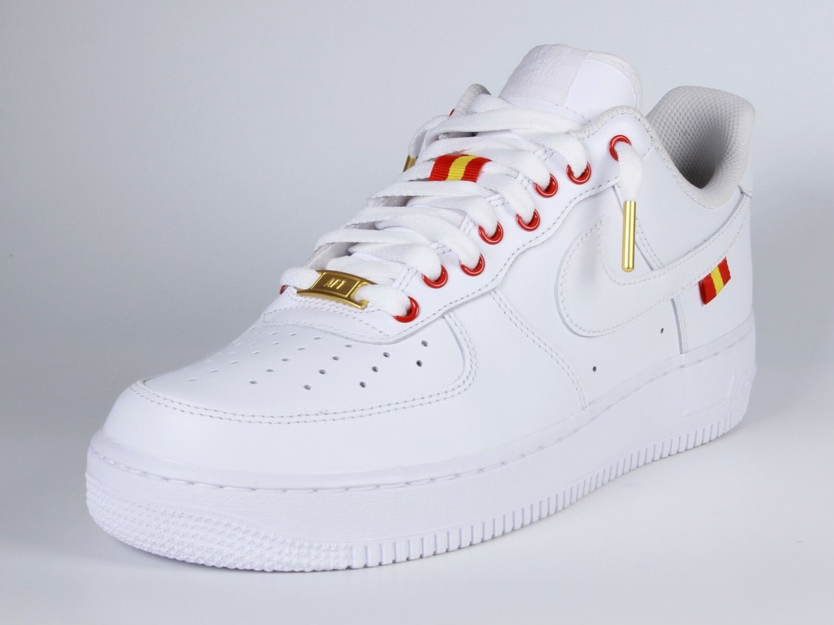 Chiefs Inspired Custom Air Force 1 Low White, Red & Yellow  display picture 1