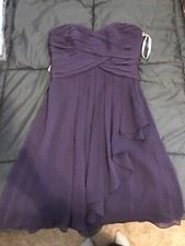 Davids Bridal Bridesmaid Dress- 0 Lapis