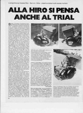advertising Pubblicità MOTORE HIRO SAMMY MILLER 1979-MOTORI ITALIANI TRIAL EPOCA