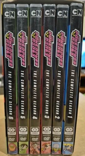 THE POWERPUFF GIRLS RARE DVD COMPLETE SERIES 1 2 3 4 5 6 SEASON CARTOON BOX SET - Picture 3 of 13