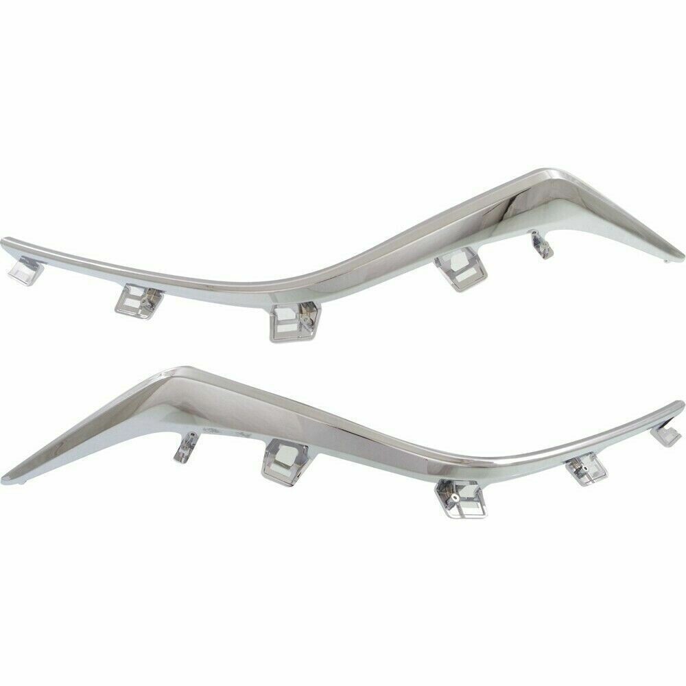 Front Bumper Grille Molding Chrome RH & LH Side For 20142016 Mazda 3