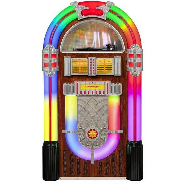 Crosley CR1704A-WM Full Size Jukebox With Phono/FM/CD/BT/AC with Remote ...