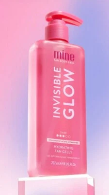 MINE TAN Invisible Glow by MineTan DARK Tan Hydrating Tan Gelly Self Tan Fake Tan