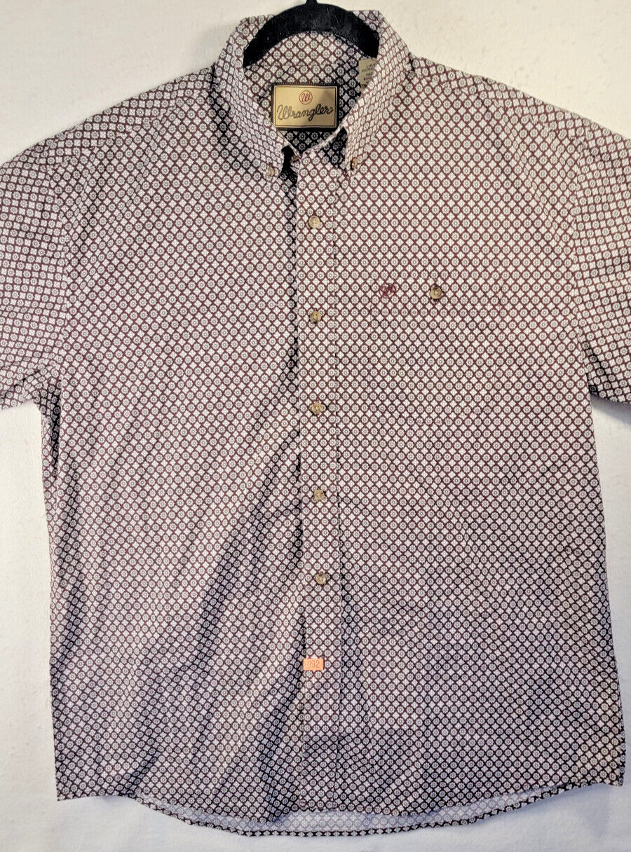 Wrangler Long Sleeve Button Down Small Floral Pat… - image 1