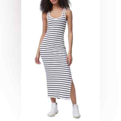 French Connection Tommy Rib Tank Dress - White - X-Small