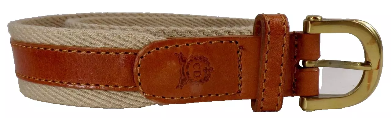 Ceinture femme Christian Dior cuir Raffia 90 36 taille 18XXL 35,5 pouces belle #1