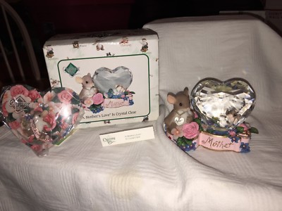 Charming Tails '' Ein Mothers Liebe Ist Kristall Klar '' W / PIN Dean Griff Feder