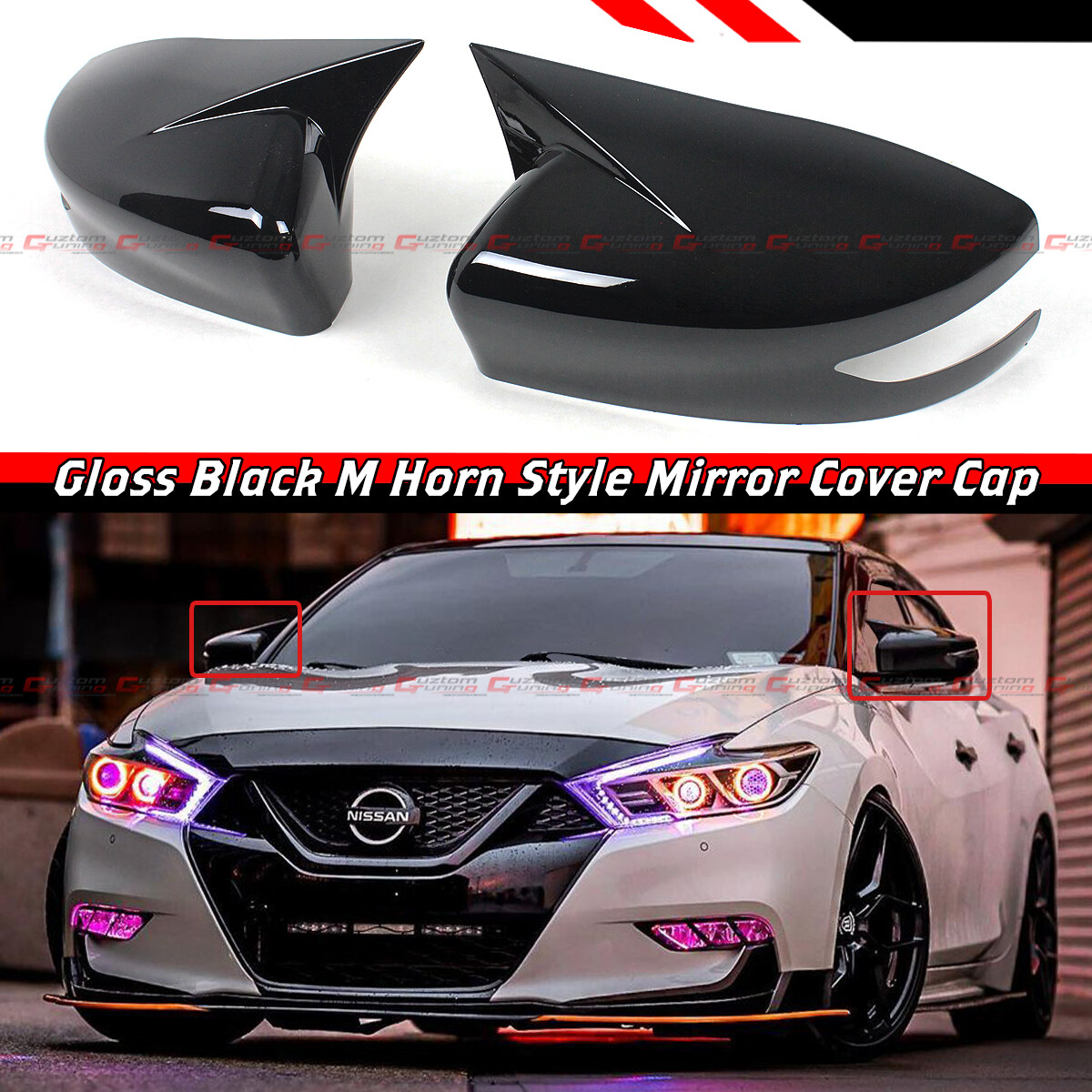 超高級★マーカーウェア　ウール　テーパードフロント　ペグトップ　S　3.8万　黒 FOR 13-18 ALTIMA 13-19 SENTRA 16-21 MAXIMA M3 HORN GLOSS BLACK