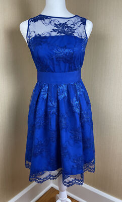 bb dakota blue dress Jack by BB Dakota Nellie Dress - Royal Blue Dress - Fit and Flare Dress - $61.00
