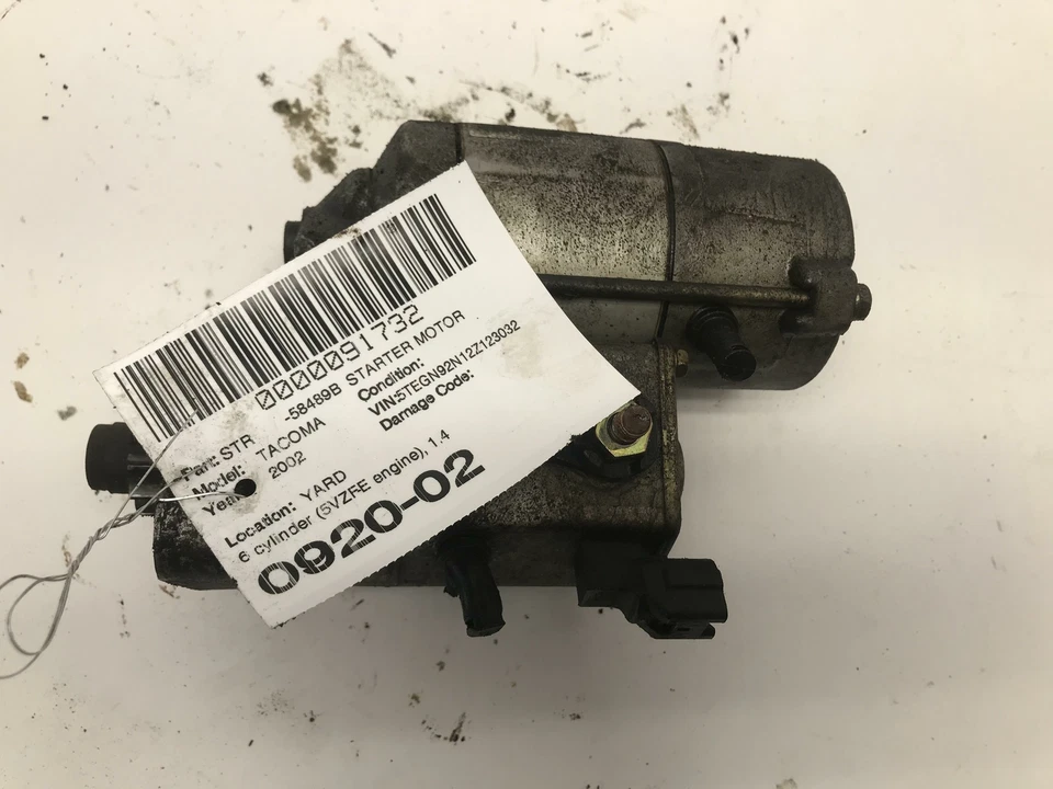 Toyota Tacoma 1995-2004 motor de arranque de 3,4 L OEM Foto 3 de 3