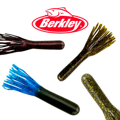 Berkley PowerBait POWER TUBE 3.5'' | Jig Head Scented Fishing Lure Fresh Salt