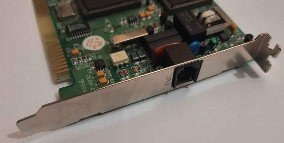 Hi-Speed V.32bis/V.32 Fax Modem 1414VQH 8-bit ISA 1994 OVP retro - Bild 3 von 4