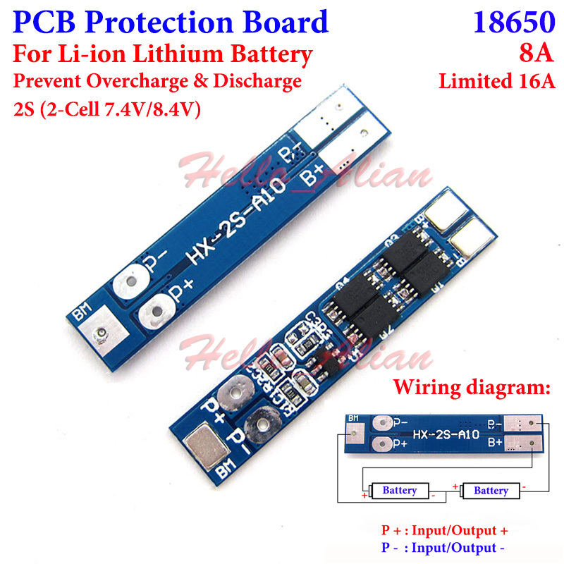 3S 8A Bilanciato Carica Lipo 3.7V 4.2V Batteria Bms PCB Tavola 12.6V - Foto 2