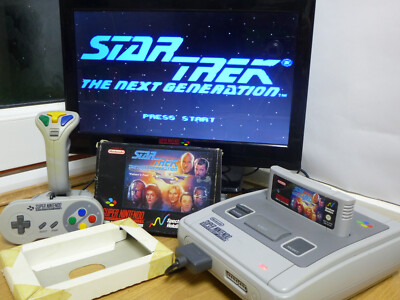 STAR TREK THE NEXT GENERATION SNES SUPER NINTENDO UK PAL VERPACKT