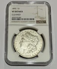 1892 Morgan Dollar NGC VF Details Cleaned