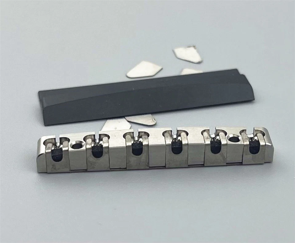 LSR Roller Guitar Nut Upgrade Kit Stainless Steel  For Fender Strat & Tele - Image 3 of 4