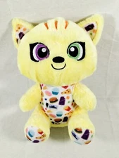 A&A Global Industries Junk Food Yellow Cat Plush Stuffed Animal 10"