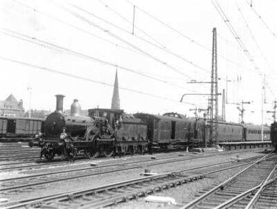 Class P/3 2 4 0 Locomotive, Rotterdam, Holland, 1932 Train Old Photo