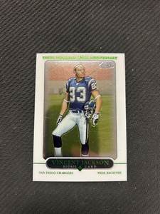 2005 Topps Chrome - VINCENT JACKSON - RC #179 - Chargers