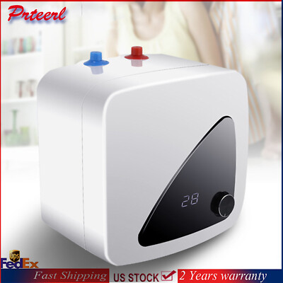 NEW 1500W 8L Electric Instant Hot Water Heater Storage Tank Bathroom Shower Sink