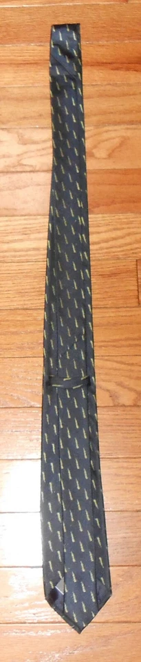 ANTIGUA CORBATA NAVIDEÑA HOMBRE AZUL MARINO CON ESTAMPADO DE CARÁMBANOS - TALLA ÚNICA Foto 3 de 3