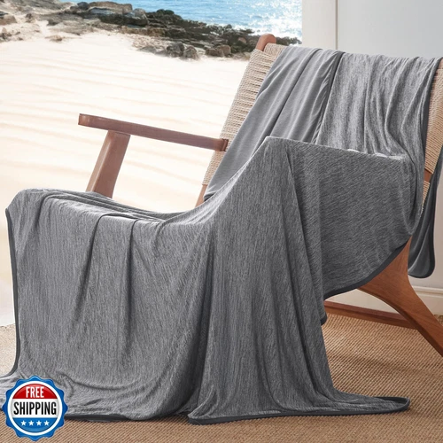 Bedsure Twin XL Cooling Blanket for Hot Sleepers - Spring Summer Blanket with