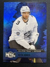 20-21 UD NHL Metal Universe Hockey Skybox All-Star Blue Parallel 177 Seth Jones