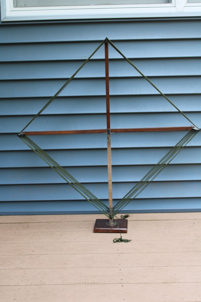 VINTAGE OLD 1920s MATHIESEN ANTIQUE WOOD FOLDING & ROTATING RADIO LOOP ...