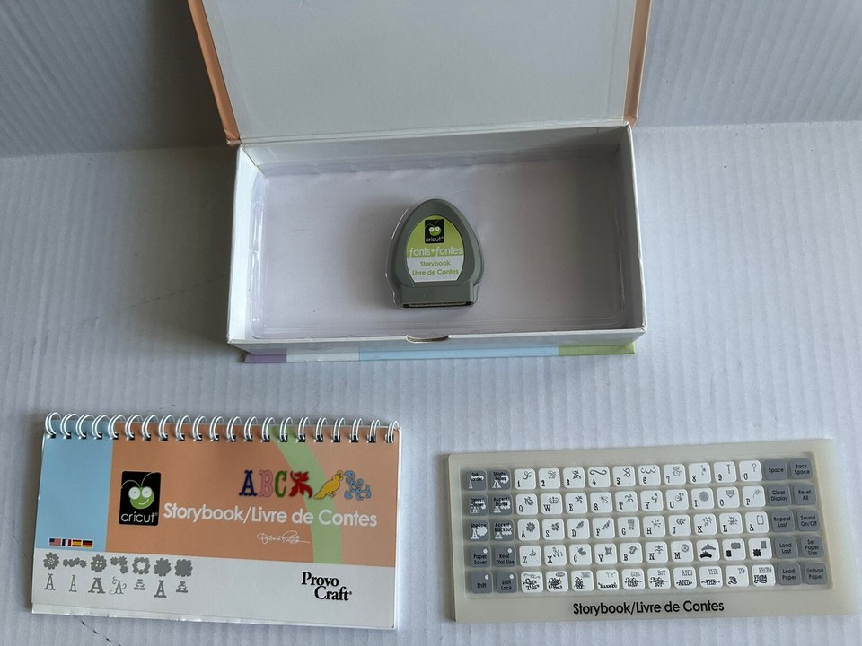 3 Cricut Cartridges Storybook, Locker Talk, Christmas Cheer eBay