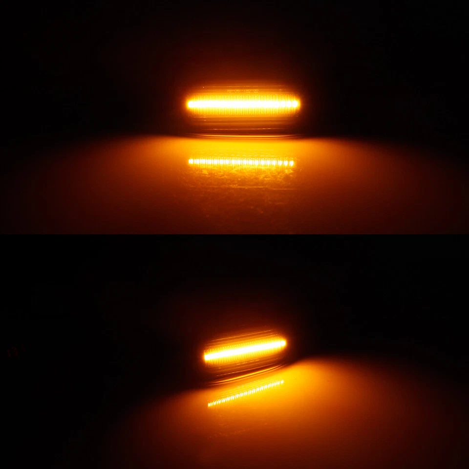 Luz marcadora lateral LED ámbar delantera ahumada 2 piezas para Audi A2 A3 A4 A6 A8 AD0194141 Foto 4 de 4