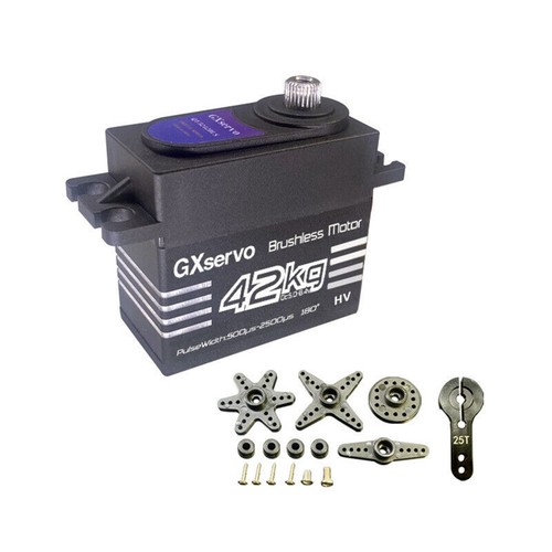 Servo Sterzo Brushless 42KG Ingranaggio in Metallo per 1/8 1/10 RC Auto IP67 Impermeabile - Foto 5 di 8