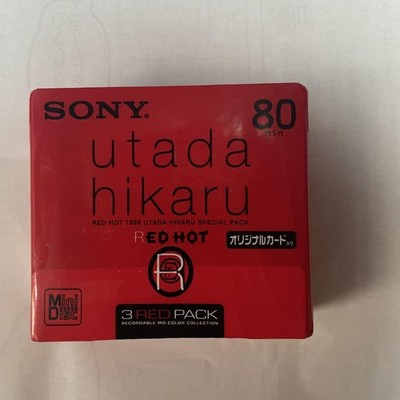 Sony MD Minidisc 80Min Recordable Blank Mini Disc Hikaru Utada SP Pack
