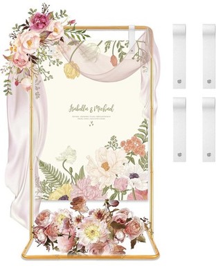 Hochzeit Willkommen Schild Halter Ständer Gold Staffelei Ständer Empfang Bridal Shower Deko