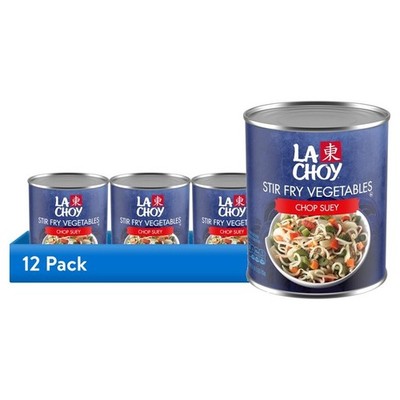 (12 pack) La Choy Chop Suey Vegetables, Chinese Mixed Vegetables, 28 oz Can. NEW