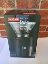 Bodum Bistro Conical Burr Electric Coffee Grinder Black