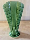 Vintage Art Deco Shawnee Pottery USA 809 Green Glaze 9 in Vase