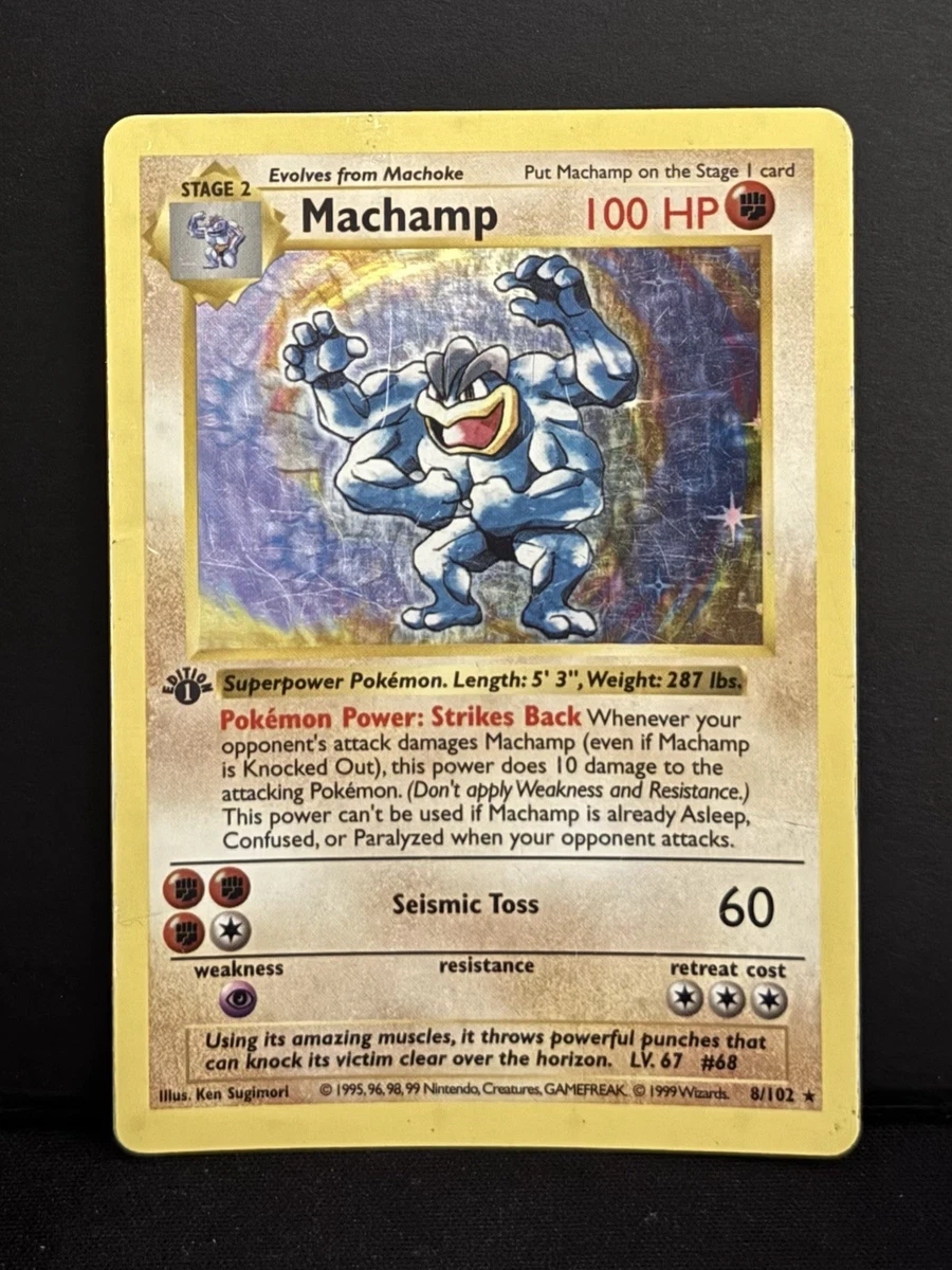 Machamp Pokmon TCG Base Set Individual Collectible Card Game Cards for sale - eBay Machamp Pokmon TCG Base Set Individual Collectible Card Game Cards for sale - eBay