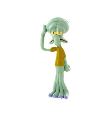 Bob Esponja 99094 Tintenfischfigur, Grün