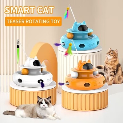 Cat Laser Interactive Indoor Cat Pet Toys Automatic, USB Cat Teaser Pet Toys