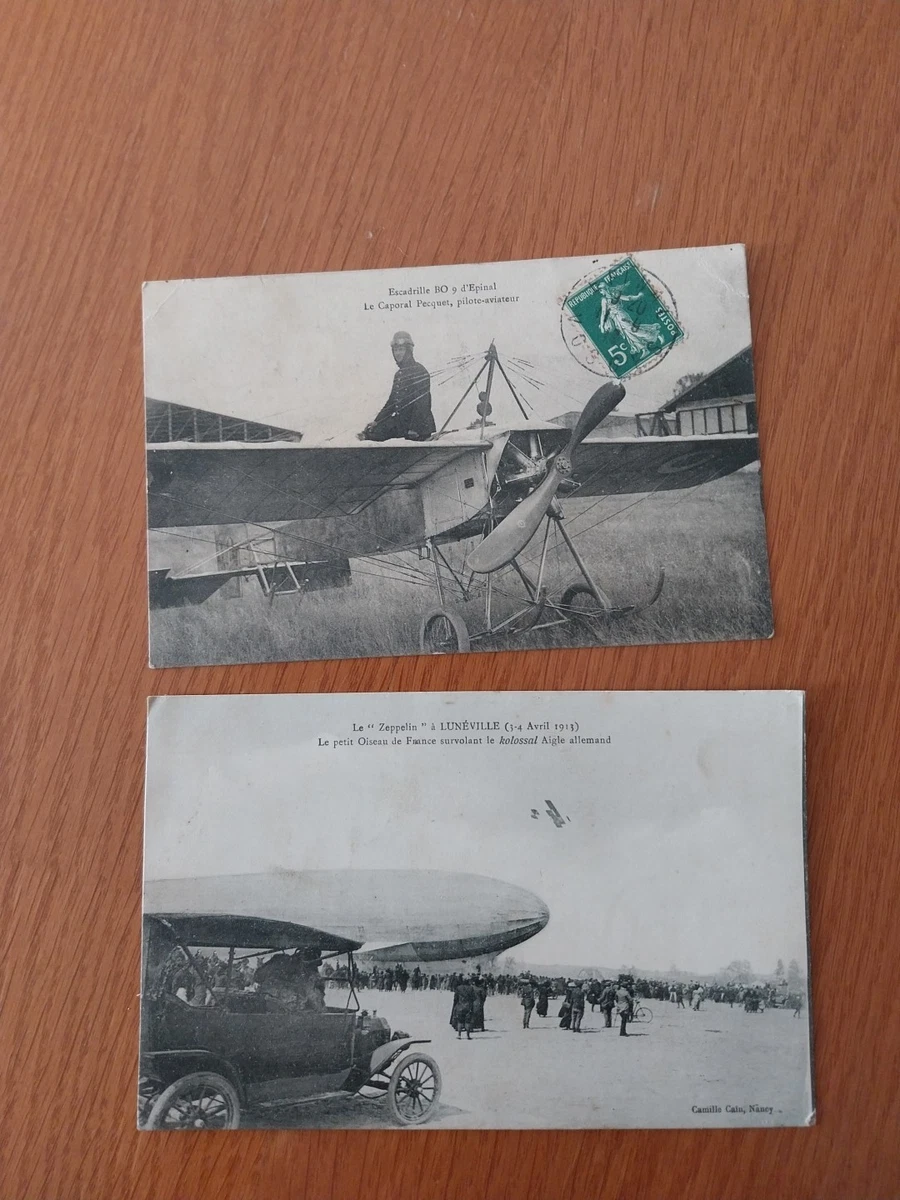 Carte Postale Ancienne CPA Aviation - Paillette Au Poste De Pilotage - Début 1900