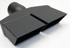 Exhaust Tip 2.50 in Inlet 8.25  X 2.25  Rectangle 8.25 in Lg Dual Slant Split Ma