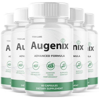 (5 Pack) Augenix Pills Support Healthy Eye Vision & Function Auge Nix 300 Caps