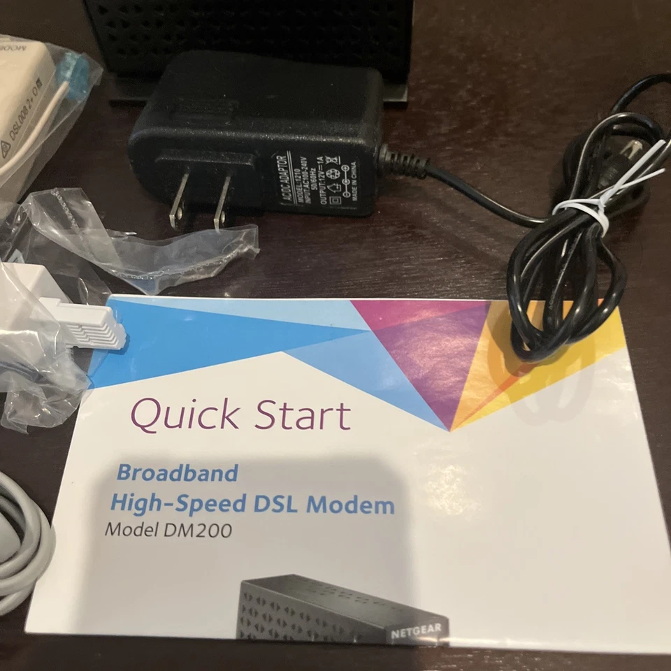 NETGEAR Broadband High-Speed DSL Modem VDSL/ADSL (DM200) Open Box ,no box - Image 3 of 4